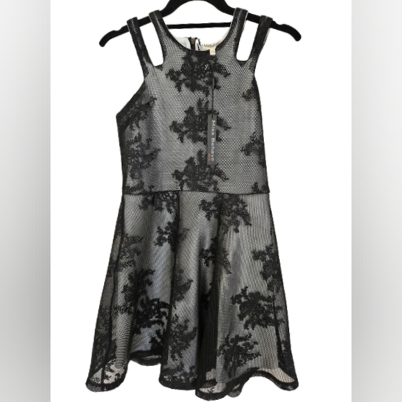 Miss Behave Other - Miss Behave Girls' Adrianna Embroidered Mesh Dress NWT